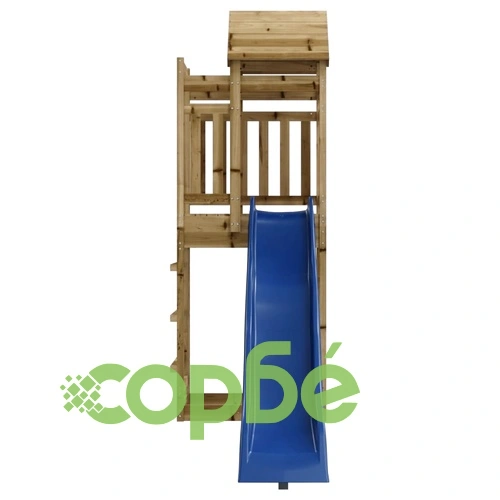 Комбинирано детско съоръжение за игра, импрегниран бор ➤ топ цена ➤ sorbe.bg