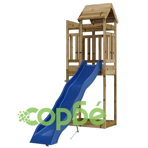 Комбинирано детско съоръжение за игра, импрегниран бор ➤ топ цена ➤ sorbe.bg