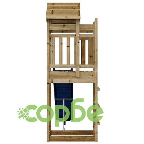 Комбинирано детско съоръжение за игра, импрегниран бор ➤ топ цена ➤ sorbe.bg