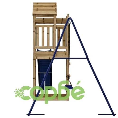 Комбинирано детско съоръжение за игра, импрегниран бор ➤ топ цена ➤ sorbe.bg