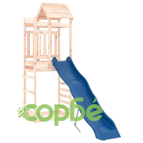 Комбинирано детско съоръжение за игра на открито, бор масив ➤ топ цена ➤ sorbe.bg