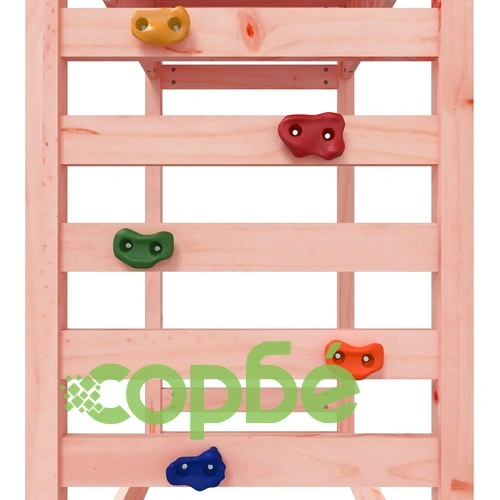 Комбинирано детско съоръжение, масивна дугласка дървесина ➤ топ цена ➤ sorbe.bg