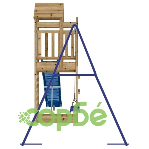 Комбинирано детско съоръжение за игра, импрегниран бор ➤ топ цена ➤ sorbe.bg