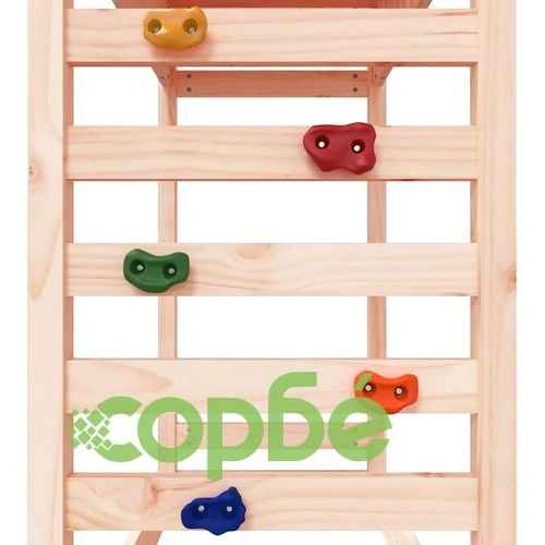 Комбинирано детско съоръжение за игра на открито, бор масив ➤ топ цена ➤ sorbe.bg