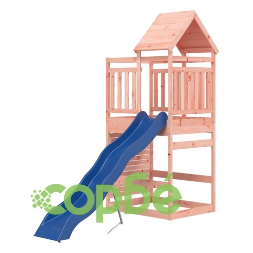 Комбинирано детско съоръжение, масивна дугласка дървесина ➤ топ цена ➤ sorbe.bg
