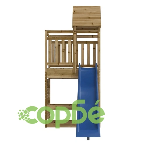 Комбинирано детско съоръжение за игра, импрегниран бор ➤ топ цена ➤ sorbe.bg
