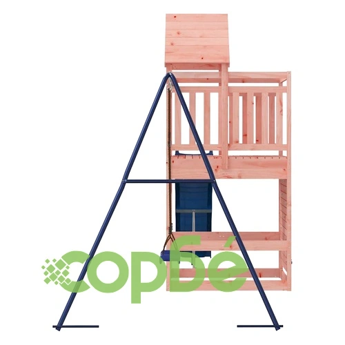 Комбинирано детско съоръжение, масивна дугласка дървесина ➤ топ цена ➤ sorbe.bg