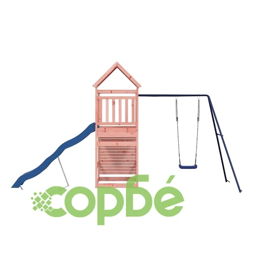 Комбинирано детско съоръжение, масивна дугласка дървесина ➤ топ цена ➤ sorbe.bg