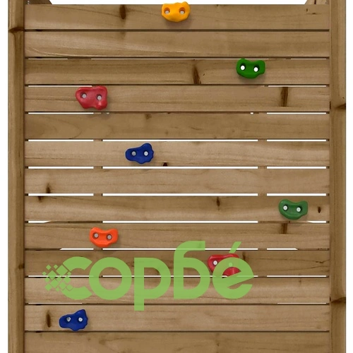 Комбинирано детско съоръжение за игра, импрегниран бор ➤ топ цена ➤ sorbe.bg