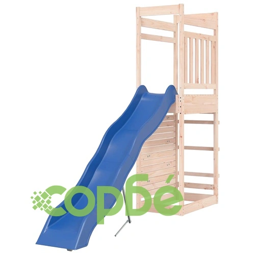 Комбинирано детско съоръжение за игра на открито, бор масив  ➤ топ цена ➤ sorbe.bg