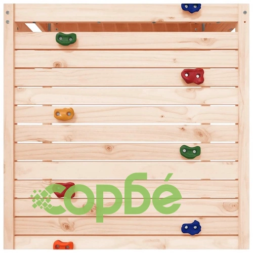 Комбинирано детско съоръжение за игра на открито, бор масив  ➤ топ цена ➤ sorbe.bg