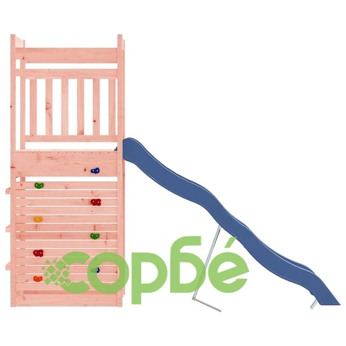 Комбинирано детско съоръжение, масивна дугласка дървесина ➤ топ цена ➤ sorbe.bg