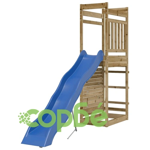 Комбинирано детско съоръжение за игра, импрегниран бор ➤ топ цена ➤ sorbe.bg