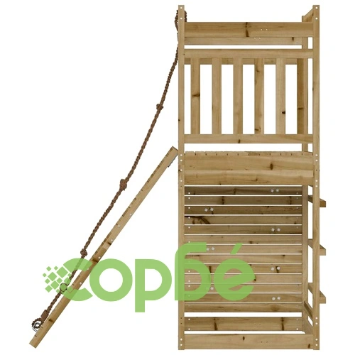 Комбинирано детско съоръжение за игра, импрегниран бор ➤ топ цена ➤ sorbe.bg