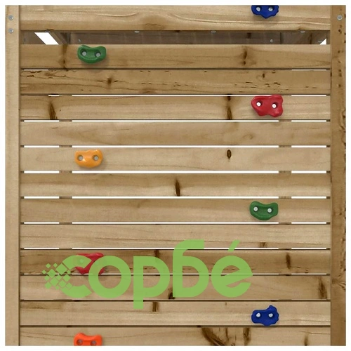 Комбинирано детско съоръжение за игра, импрегниран бор ➤ топ цена ➤ sorbe.bg