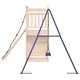 Комбинирано детско съоръжение за игра на открито, бор масив