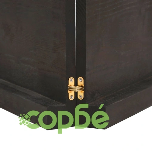 Плот за маса тъмнокафяв 140x40x(2-6) см обработен масивен дъб ➤ топ цена ➤ sorbe.bg