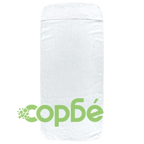 Плажни кърпи 6 бр бели 60x135 см текстил 400 GSM ➤ топ цена ➤ sorbe.bg