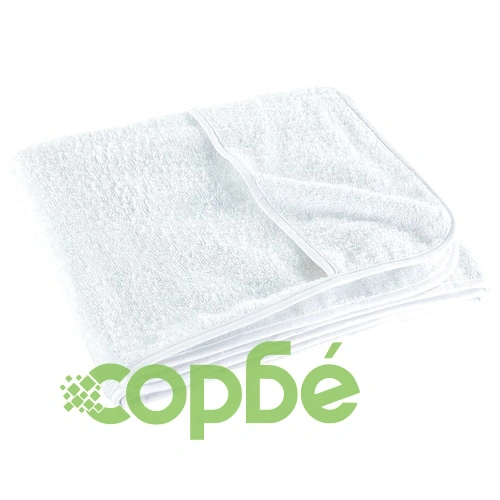 Плажни кърпи 6 бр бели 60x135 см текстил 400 GSM ➤ топ цена ➤ sorbe.bg