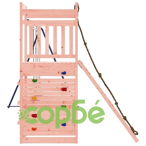 Комбинирано детско съоръжение, масивна дугласка дървесина ➤ топ цена ➤ sorbe.bg