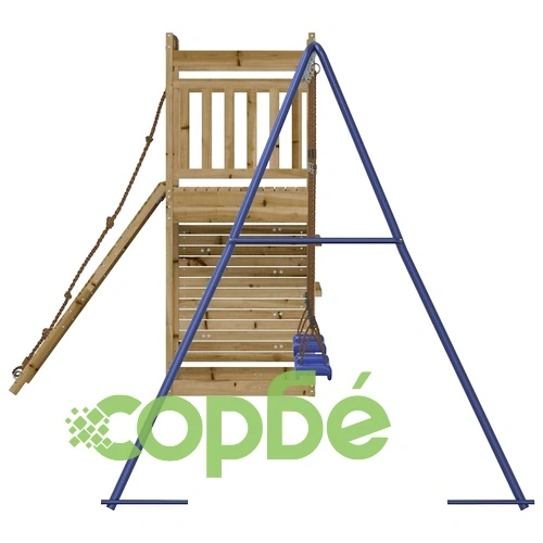 Комбинирано детско съоръжение за игра, импрегниран бор ➤ топ цена ➤ sorbe.bg