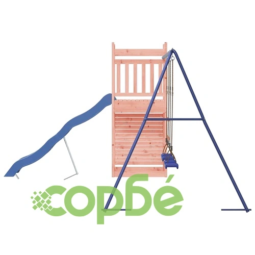 Комбинирано детско съоръжение, масивна дугласка дървесина ➤ топ цена ➤ sorbe.bg