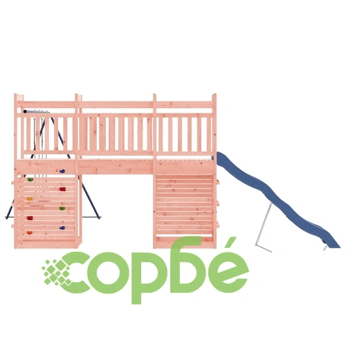 Комбинирано детско съоръжение, масивна дугласка дървесина ➤ топ цена ➤ sorbe.bg