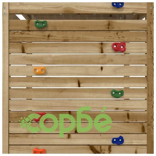 Комбинирано детско съоръжение за игра, импрегниран бор ➤ топ цена ➤ sorbe.bg