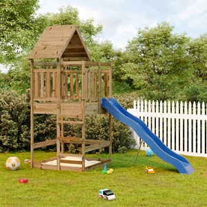 Комбинирано детско съоръжение за игра, импрегниран бор