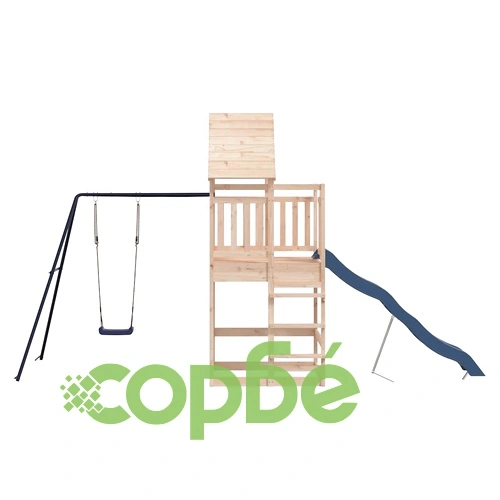 Комбинирано детско съоръжение за игра на открито, бор масив ➤ топ цена ➤ sorbe.bg