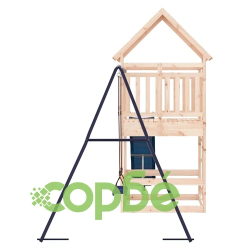 Комбинирано детско съоръжение за игра на открито, бор масив ➤ топ цена ➤ sorbe.bg