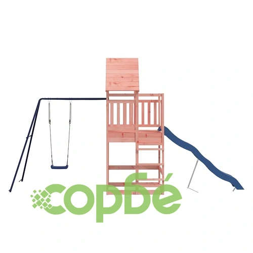 Комбинирано детско съоръжение, масивна дугласка дървесина ➤ топ цена ➤ sorbe.bg