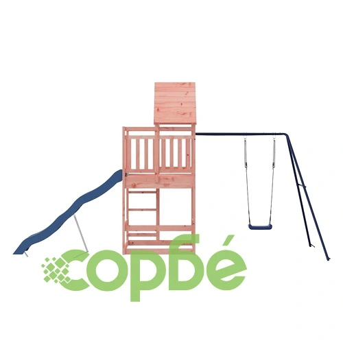 Комбинирано детско съоръжение, масивна дугласка дървесина ➤ топ цена ➤ sorbe.bg