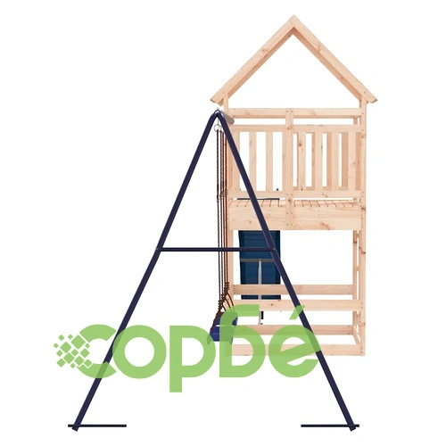 Комбинирано детско съоръжение за игра на открито, бор масив ➤ топ цена ➤ sorbe.bg