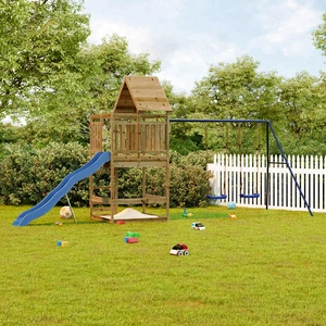 Комбинирано детско съоръжение за игра, импрегниран бор