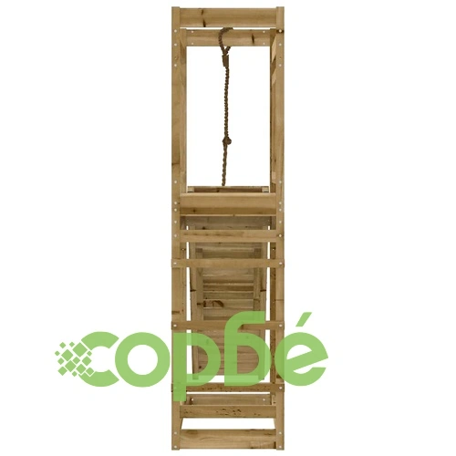 Комбинирано детско съоръжение за игра, импрегниран бор ➤ топ цена ➤ sorbe.bg