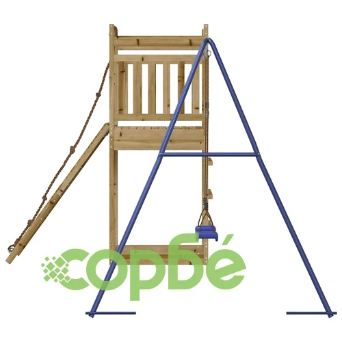 Комбинирано детско съоръжение за игра, импрегниран бор ➤ топ цена ➤ sorbe.bg