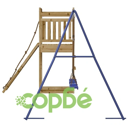 Комбинирано детско съоръжение за игра, импрегниран бор ➤ топ цена ➤ sorbe.bg