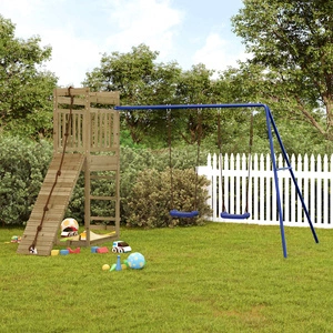 Комбинирано детско съоръжение за игра, импрегниран бор