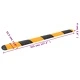 Ограничител на скоростта, жълто и черно, 323x32,5x4 см, каучук