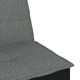 Г-образно разтегателно канапе тъмносиво 255x140x70 см плат