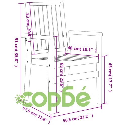 Стифиращи градински столове 8 бр 56,5x57,5x91 см тик масив ➤ топ цена ➤ sorbe.bg