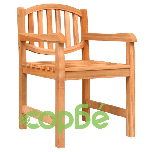 Градински столове, 6 бр, 58x59x88 см, тиково дърво масив ➤ топ цена ➤ sorbe.bg