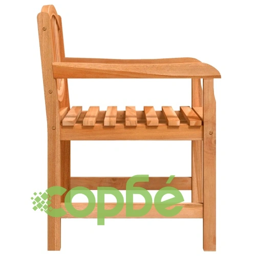 Градински столове, 6 бр, 58x59x88 см, тиково дърво масив ➤ топ цена ➤ sorbe.bg