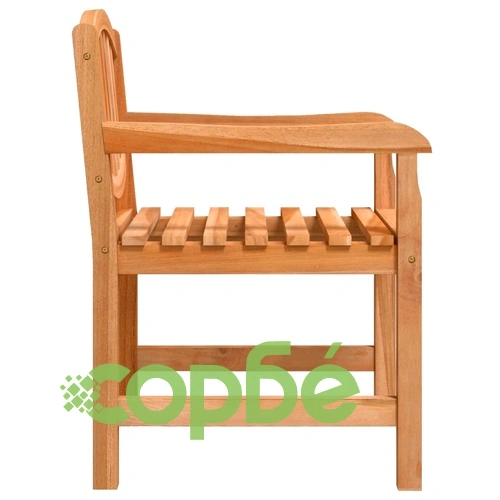 Градински трапезен комплект, 9 части, тиково дърво масив ➤ топ цена ➤ sorbe.bg