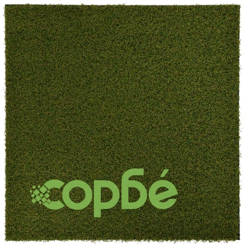 Плочки изкуствена трева, 4 бр, 50x50x2,5 см, гума ➤ топ цена ➤ sorbe.bg