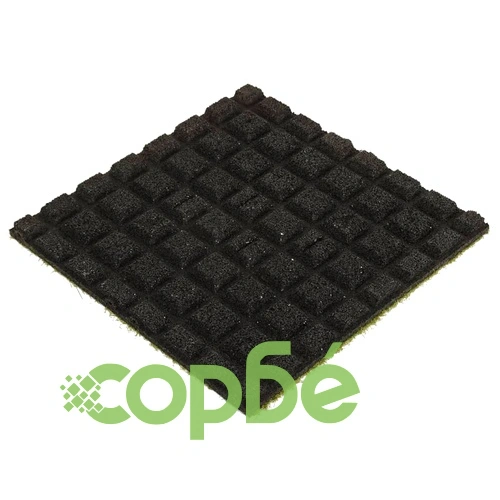 Плочки изкуствена трева, 8 бр, 50x50x2,5 см, гума ➤ топ цена ➤ sorbe.bg