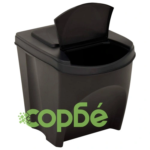 Стифиращи контейнери за смет, 4 бр, антрацит, 100 л  ➤ топ цена ➤ sorbe.bg