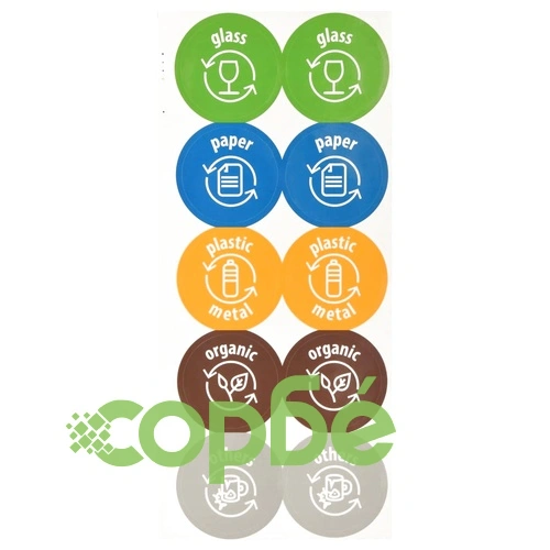 Стифиращи контейнери за смет, 4 бр, антрацит, 100 л  ➤ топ цена ➤ sorbe.bg