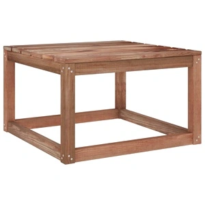 Градинска маса от палети кафява 60x60x36,5 см импрегниран бор
